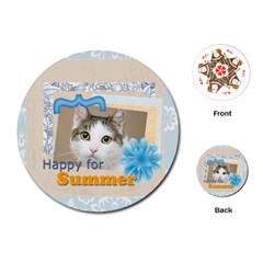 happy for summer - Playing Cards Single Design (Round) happy for summer - Playing Cards Single Design (Round)