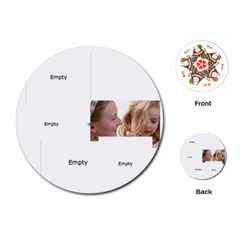 happy new year - Playing Cards Single Design (Round)