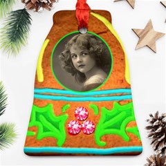 Gingerbread  Bell Ornament Single Sided