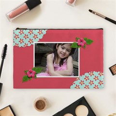 Cosmetic Bag (Large) - Flower Blooms Cosmetic Bag (Large) - Flower Blooms