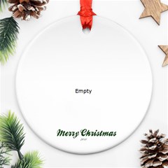 xmas horse - Ornament (Round)