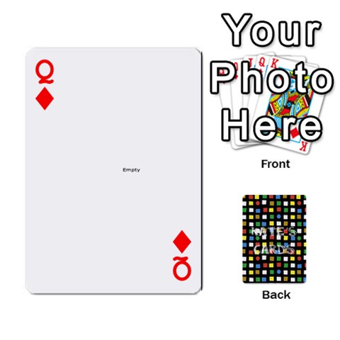 Queen Kates Cards By Kate M Front - DiamondQ
