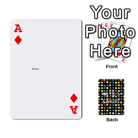 Ace Kates Cards By Kate M Front - DiamondA