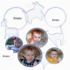 Bubbles 8x8 Scrapbook Pages
