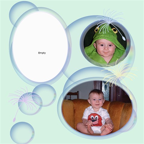 Bubbles 8x8 Scrapbook Pages By Chere s Creations 8 x8  Scrapbook Page - 5