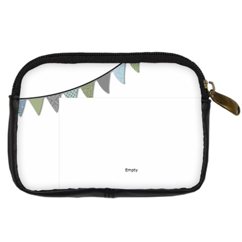 Summer Sophisticate Digital Camera Leather Case By Klh Back