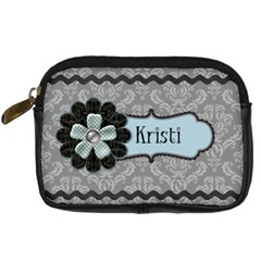 Flower Digital Camera Leather Case Flower Digital Camera Leather Case