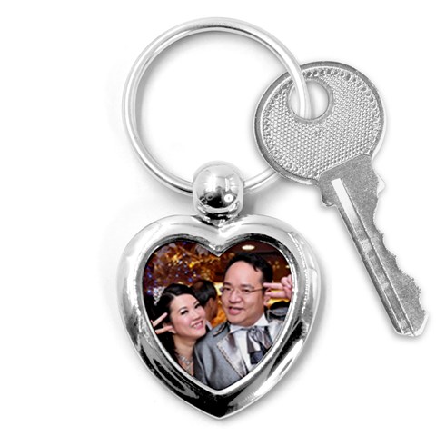 Heart Keychain By Heidi Fung Front