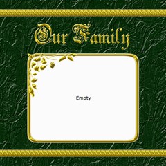 Our Family 8x8 Scrapbook Pages