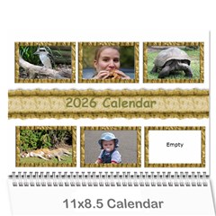 Tutti General Purpose (any Year) Calendar 2026