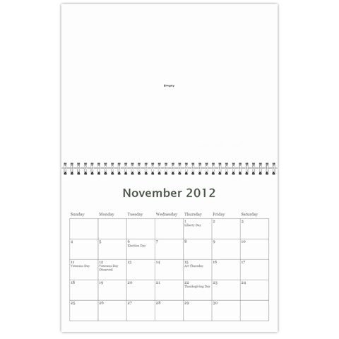 2012 Stx Calendar By John Connor Nov 2012