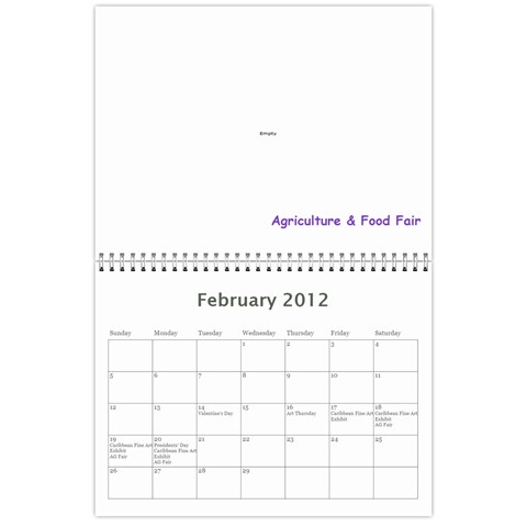 2012 Stx Calendar By John Connor Feb 2012