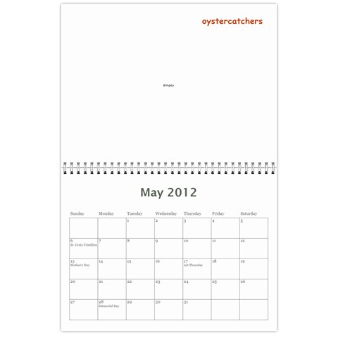 2012 Stx Calendar By John Connor May 2012