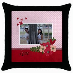 Throw Pillow Case (Black)- LOVE (5 styles) Throw Pillow Case (Black)- LOVE (5 styles)