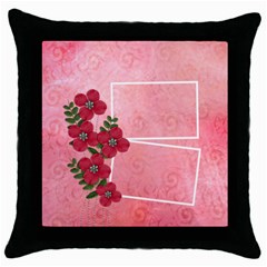 Throw Pillow Case (Black)- I Love You (5 styles) Throw Pillow Case (Black)- I Love You (5 styles)
