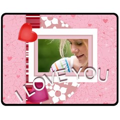 I love you (4 styles) - 60 x 50 Fleece Blanket (Medium) I love you (4 styles) - 60 x 50 Fleece Blanket (Medium)
