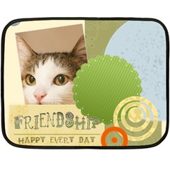 happy pet - 35 x27 Fleece Blanket (Mini) happy pet - 35 x27 Fleece Blanket (Mini)