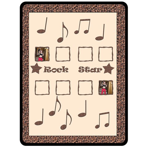 Rock Star Xl Blanket By Deborah 80 x60  Blanket Front