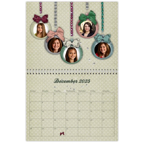 18 Month 2025 Calendar/family Dec 2025