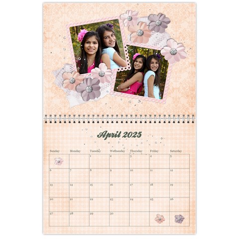 18 Month 2025 Calendar/family Apr 2025