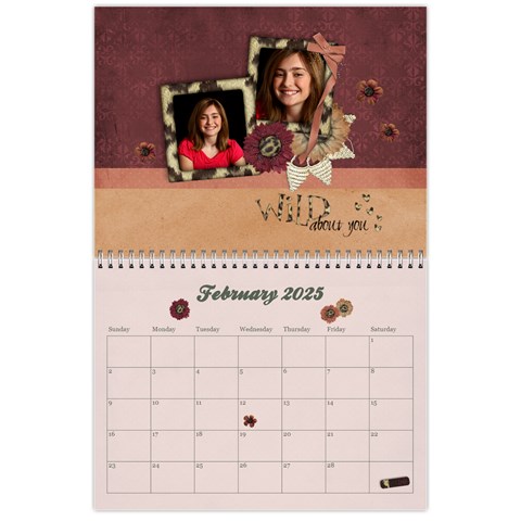 18 Month 2025 Calendar/family Feb 2025
