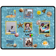 Beach Medium Fleece Blanket - 60  x 50  Fleece Blanket (Medium)