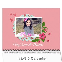 Calendar- My Lil Princess - Wall Calendar 11 x 8.5 (12-Months) Calendar- My Lil Princess - Wall Calendar 11 x 8.5 (12-Months)