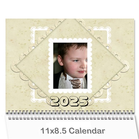 Damask Wedding 2025 Calendar  By Catvinnat Cover