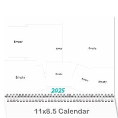 Pirate Pete 2025 Calendar - Wall Calendar 11  x 8.5  (12-Months)