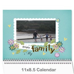 Calendar- Cherished memories - Wall Calendar 11  x 8.5  (12-Months)