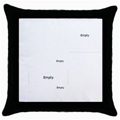happy birthday (5 styles) - Throw Pillow Case (Black)
