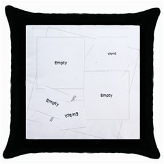 Neutral silver wedding throw pillow case (5 styles) - Throw Pillow Case (Black) Neutral silver wedding throw pillow case (5 styles) - Throw Pillow Case (Black)