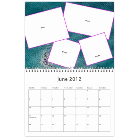 Calender (the Girls) By Sierra Jun 2012