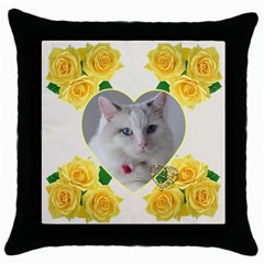 Lemon Hearts (5 styles) - Throw Pillow Case (Black) Lemon Hearts (5 styles) - Throw Pillow Case (Black)