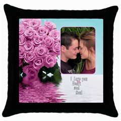 Pink Heart and Soul (5 styles) - Throw Pillow Case (Black) Pink Heart and Soul (5 styles) - Throw Pillow Case (Black)