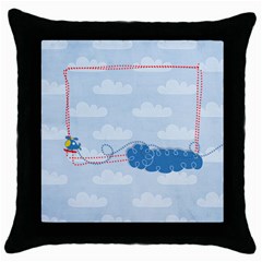 Tiny Pilot-helicopter- pillow (1side) (5 styles) - Throw Pillow Case (Black) Tiny Pilot-helicopter- pillow (1side) (5 styles) - Throw Pillow Case (Black)