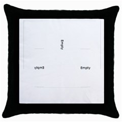 summer pillow - Throw Pillow Case (Black)