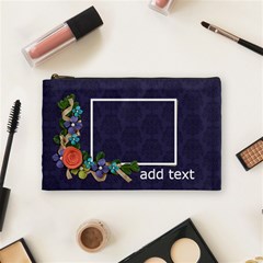 Cosmetic Bag (Medium)- Purple Kiss