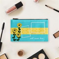 Cosmetic Bag (small) - Yellow Flowers