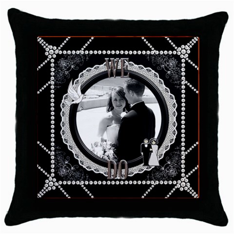 We Do Throw Pillow By Lil Front