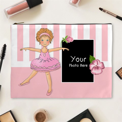Ballerina Cosmetic Bag Xl By Lillyskite Front