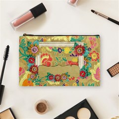 Shabby/Floral/turtle- Cosmetic Bag (M)  - Cosmetic Bag (Medium)