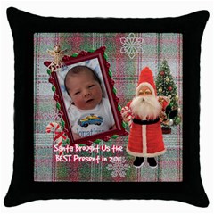 Santa Brought Us the BEST Present in 2011 plaid Throw Pillow Case 18 inch (5 styles) - Throw Pillow Case (Black) Santa Brought Us the BEST Present in 2011 plaid Throw Pillow Case 18 inch (5 styles) - Throw Pillow Case (Black)