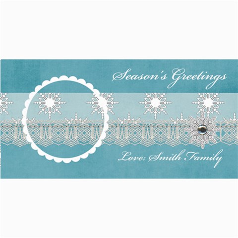 4  X 8  Photo Card: Snow Flakes By Jennyl 8 x4  Photo Card - 2