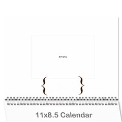 Calendar: All Gray - Wall Calendar 11 x 8.5 (12-Months) Calendar: All Gray - Wall Calendar 11 x 8.5 (12-Months)