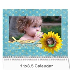 Sunflowers/family-photo 2025 Calendar (12 Months)