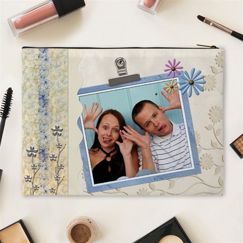 Simply Pretty Xl Cosmetic Bag By Lil Back