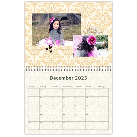 Calendar: Minimalist Memories To Cherish By Jennyl Dec 2025