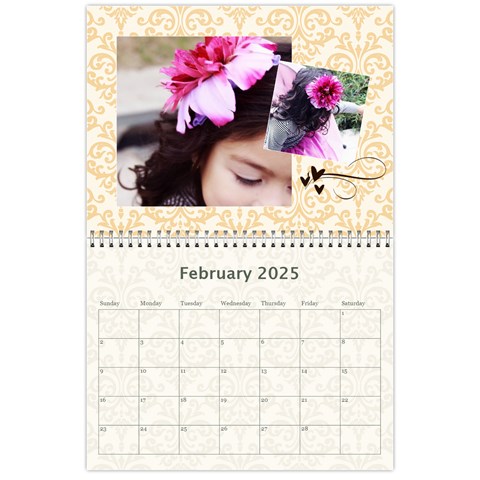 Calendar: Minimalist Memories To Cherish By Jennyl Feb 2025