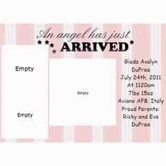 baby gia - 5  x 7  Photo Cards